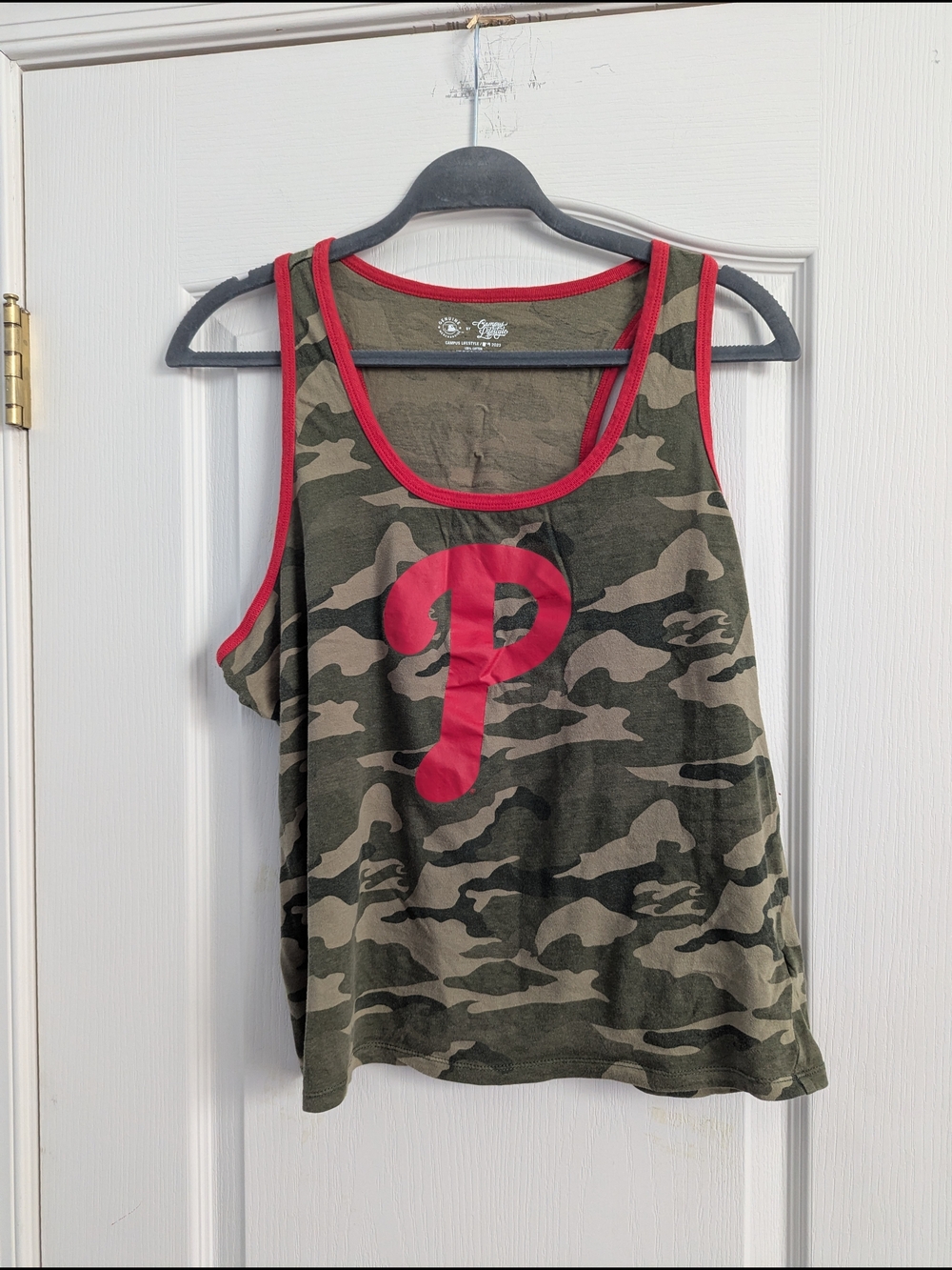 Phillies - Campus Lifestyle Camo Tee with Red Trim